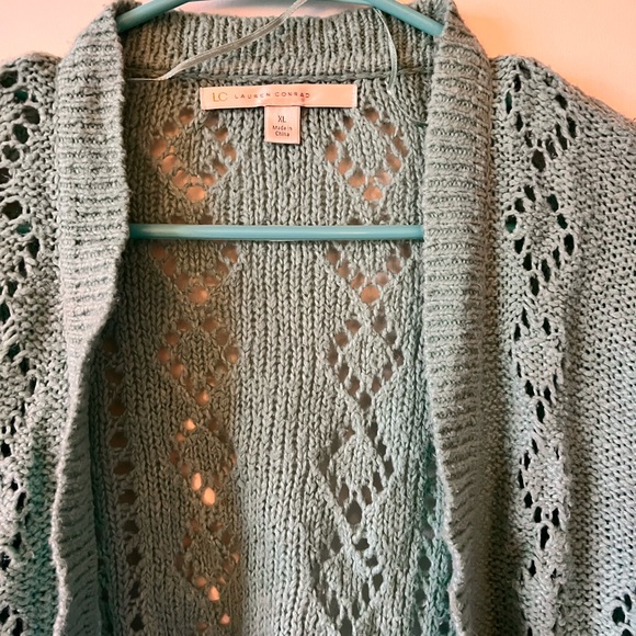 Lauren Conrad Open Cardigan with Open knit detailing - Picture 3 of 3